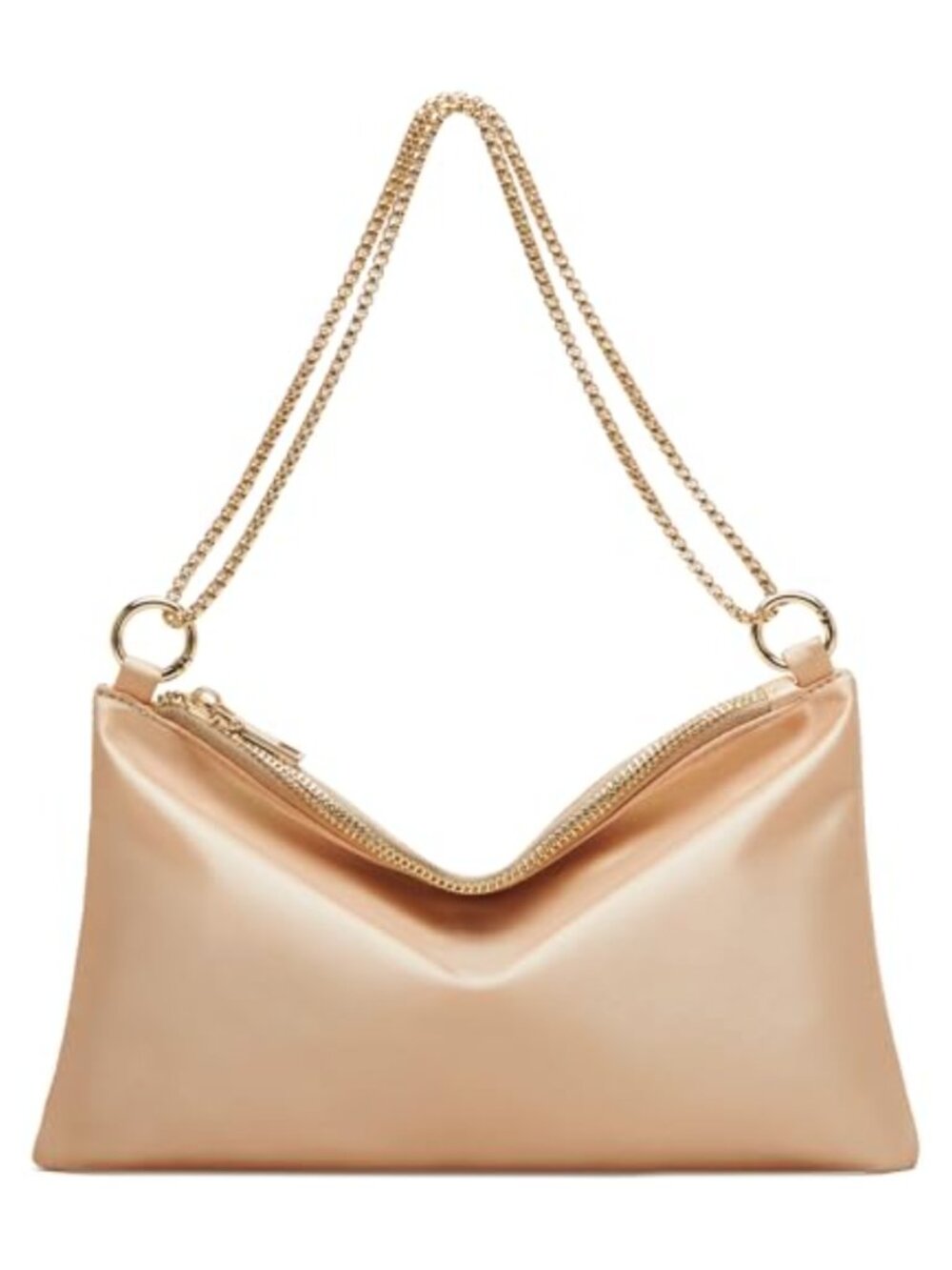 Satin Evening Clutch Removable Chain Shoulder Bag for Prom Wedding Party